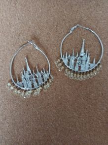 925 silver vintage hoop earrings
