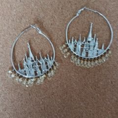 925 silver vintage hoop earrings