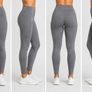 Gray high waisted sports leggings S/M Image 2
