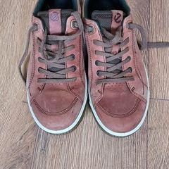 Ecco gortex brown casual shoes size 9/43