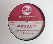 Visions Of Shiva - Perfect Day - Faze 2 Records DJ Promo ADVANCE Copy! - PIANO Trance BANGER! Quintessential Dublin CLASSIC! CONDITION: Near MINT!!