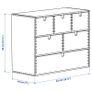 Mini chest of drawers, pine, 42x18x32 cm Image 5