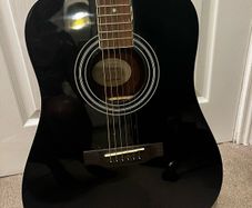 black guitar