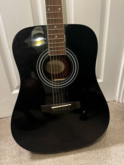 black guitar
