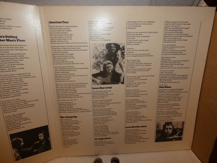 Paul Simon There Goes Rhymin Simon 1973 Uk Pressing Lp