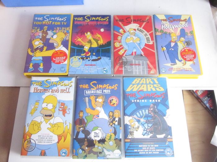 Simpsons Bundle DVD's/VHS's