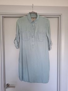 Light blue shirt dress. Size UK10