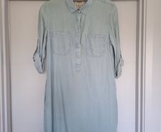 Light blue shirt dress. Size UK10