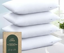 Pillow Cases Pack of 2 & 4,Ultra Soft Breathable Housewife & Oxford Cover, OEKO-TEX Certified,Nanoplush Double Brushed Quick Dry Pillowcases, Envelope Closure Wrinkle Fade Resistant,50x75 CM