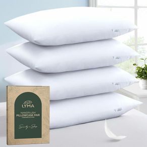 Pillow Cases Pack of 2 & 4,Ultra Soft Breathable Housewife & Oxford Cover, OEKO-TEX Certified,Nanoplush Double Brushed Quick Dry Pillowcases, Envelope Closure Wrinkle Fade Resistant,50x75 CM