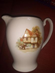 Beautiful Vintage Porcelain A. Merkin Jug