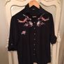 Stunning River Island "Bird of Paradise" Mottiff Blouse age 10 Image 2