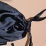 Navy Satin eye mask in Drawstring bag.  2 available Brand New in Plastic bag Image 5