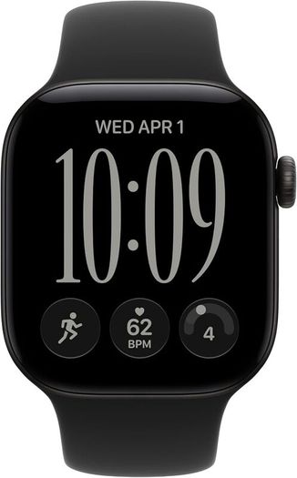 Apple Watch Series 12 GPS 42mm Smartwatch Black Aluminium Case