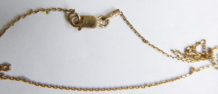 Gold over 925 Sterling Silver Bird Pendant Necklace 18" MIDAS ALTRO BIRD PENDANT NECKLACE 1,9g
