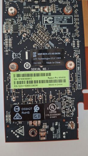 Amd Radeon Pro Wx 4100 4gb Gddr5