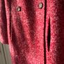Sisley wool/moher blend coat uk12 Image 5