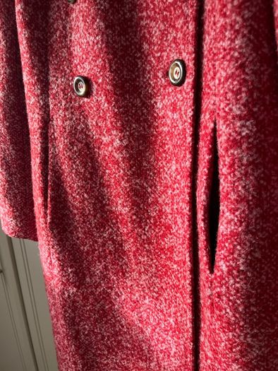 Sisley wool/moher blend coat uk12