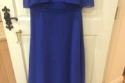 New royal blue maxi dress
