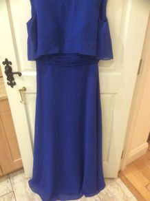 New royal blue maxi dress