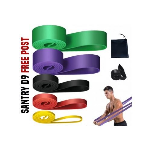 5 Pcs Pull Up Resistance Bands Set for Exercise, Pilates, Yoga