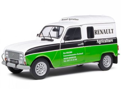 Renault 4 Lf4 Agriculture Van 1988 New In Box 1/18