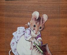 Beatrix Potter Large Window Sticker