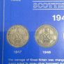 1947-1951 Scottish Shillings of George VI Coin Type Collector Display Case Set Image 3