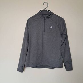 asics running top size medium ptp 20" Grey In excellent condition