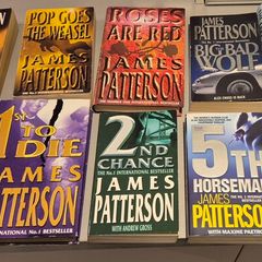 9 x James Patterson books