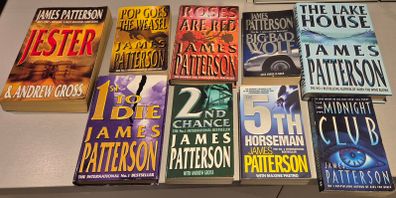 9 x James Patterson books