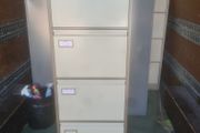 roneo 4 drawer metal filing cabinet