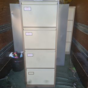 roneo 4 drawer metal filing cabinet