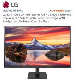 LG Full HD 27" Monitor
