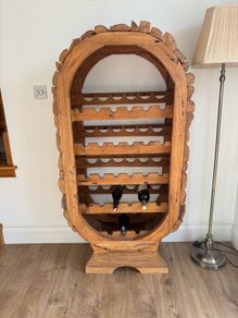 living room wine rack