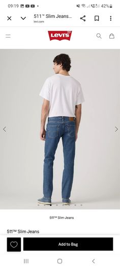 Genuine LEVIS 511 Men's W30 L32 / free post