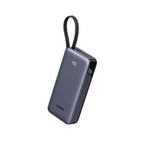 UGREEN USB C, 45W, 20000mah, Nexode Power Bank with Built-in Cable, Fast Charging 3-Way Output Portable Charger