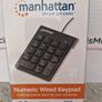 Manhattan Numeric Keypad, Wired, USB-A Image 2
