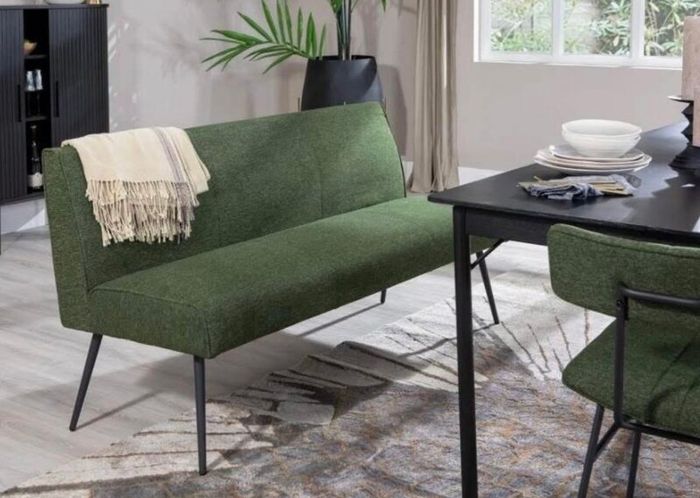 Decker Bench With Back -moss Green