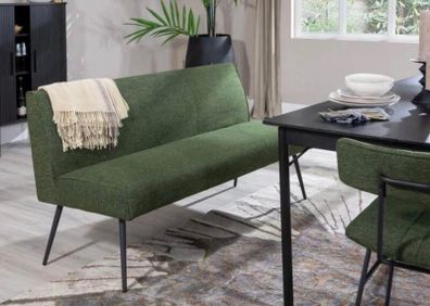 Decker Bench With Back -moss Green