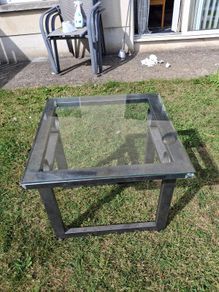 Glass iron tables