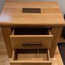 Laura Ashley Oak bedside cabinet Image 2