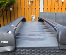 Thule WingBar Evo Aerodynamic Adjustable Roof Bars 98cm  Perfect for flush rails