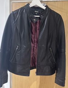 New DKNY Leather Jacket