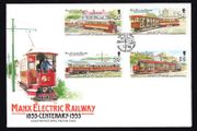 1993 Isle of Man Centenary of Manx Electric Railway Commemorative Stamps Addressed First Day Cover (FDC)