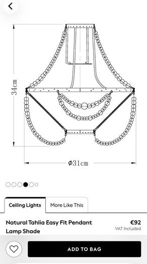 Easy fit light shade