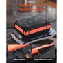 Roof Rack Basket, 51 x 36 x 4.1 in, Universal Rooftop Cargo Carrier with 1120 x 870 x 260 mm Cargo Bag, Net, Ratchet Straps, 200 lbs Max Load Capacity Car Top Luggage Holder, for SUV Truck Car Image 4