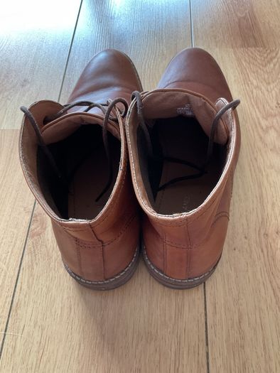 Mens River Island Real Leather Boots size 9