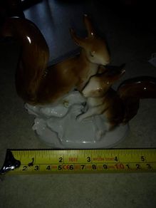 Lovely bone china squirrel.