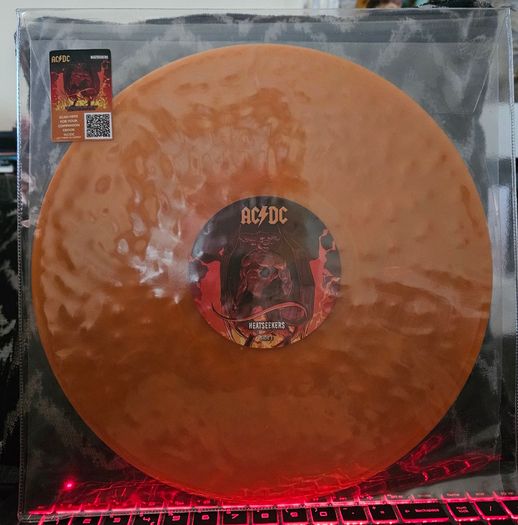 AC/DC "Heatseekers" Orange Vinyl Album